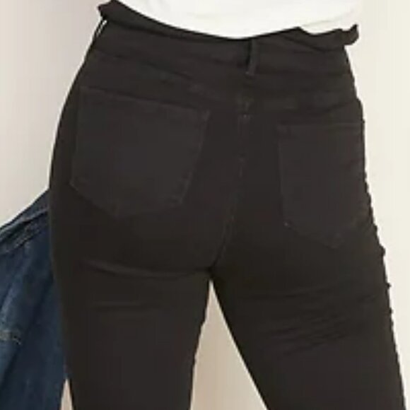 High-Waisted Rockstar Super-Skinny Jeans - Picture 4 of 5